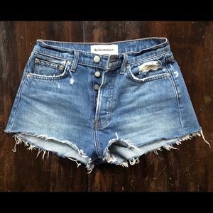 Reformation high waisted shorts